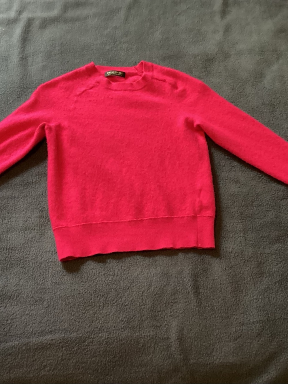 Banana Republic Vibrant Pink Crewneck Sweater